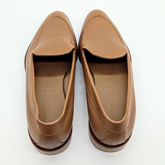 Everlane The Modern Camel Italian Leather Loafers NWT - Picture 5 of 9